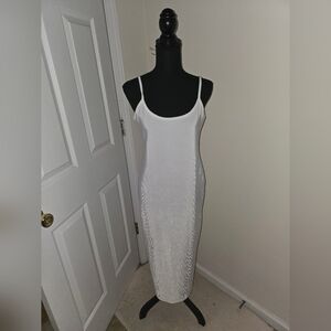 Fashion Nova White Spaghetti Strap Dress